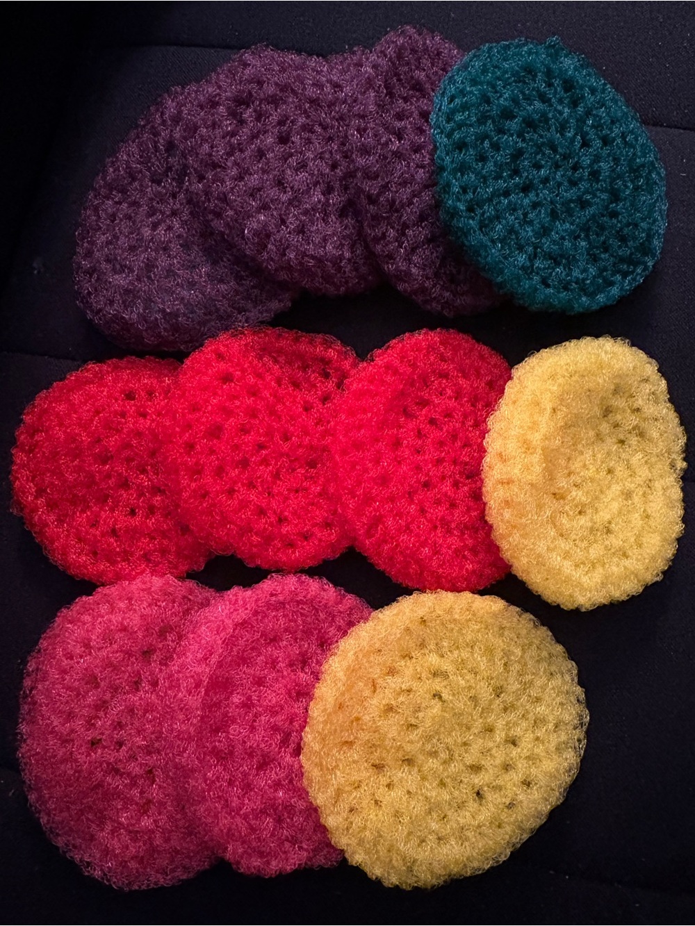 Handmade Crochet Scrubbies - Assorted Colors- MADE TO ORDER (read description)